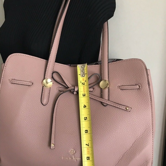 NANETTE LEPORE Large Leather Dusty Pink Handle Bag - Picture 8 of 8
